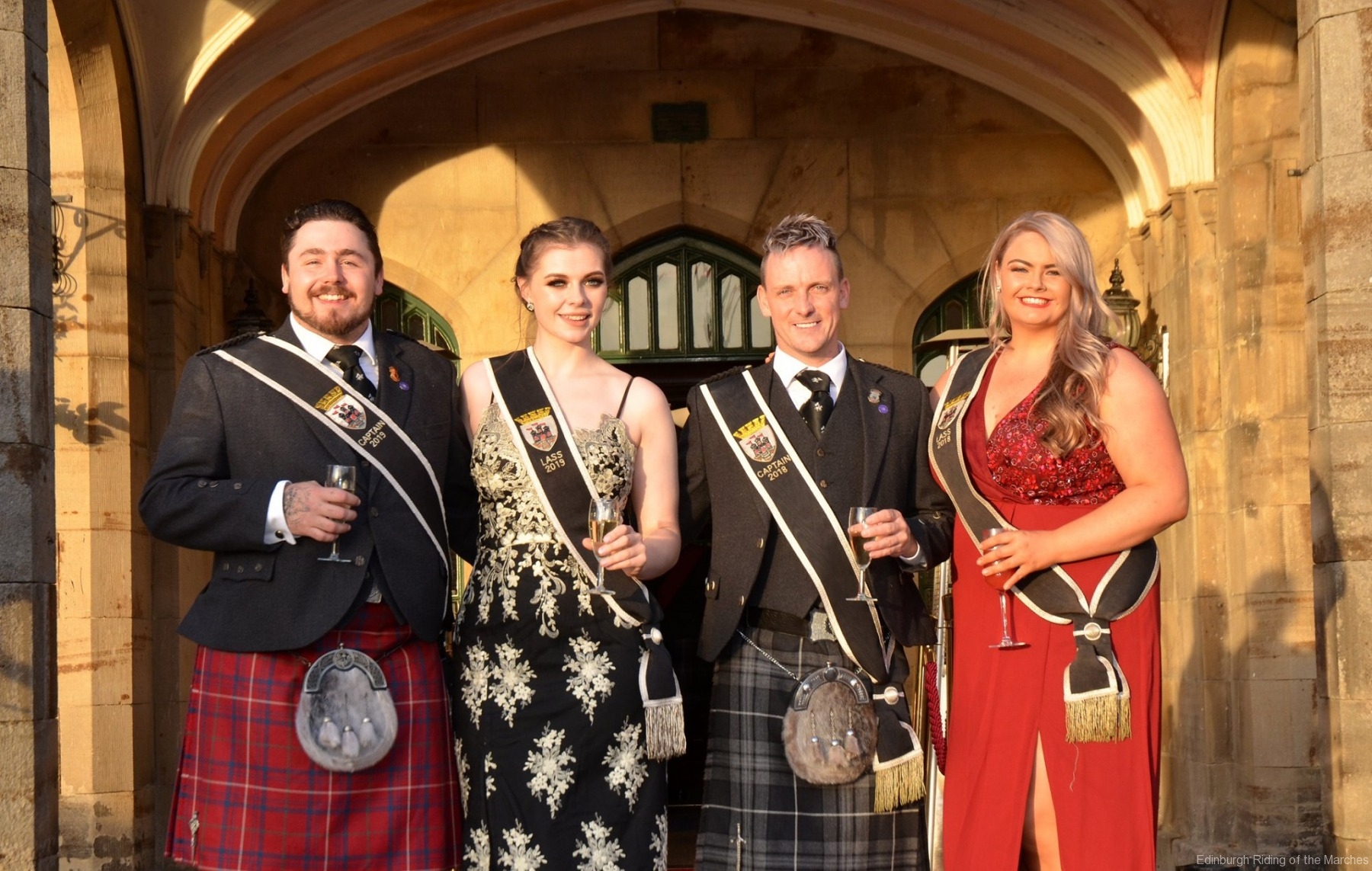2019 and 2018 Edinburgh Captains and Lasses