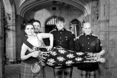 2019 Edinburgh Captain and Lass with officers of Royals Scots Dragoon Guards