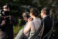 2019 Edinburgh Captain and Lass interviewed by German TV crew from ZDF TV