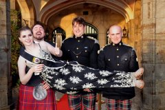 2019 Edinburgh Captain and Lass with officers of Royal Scots Dragoon Guards