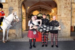 2019 Edinburgh Captain and Lass with officers of Royal Scots Dragoon Guards