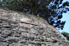 The magnificent height of the Flodden Wall