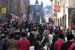 Royal Mile View of Edinburgh Riding of the Marches
